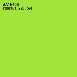 #A1E43B - Green Yellow Color Image