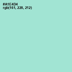 #A1E4D4 - Water Leaf Color Image
