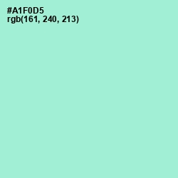 #A1F0D5 - Magic Mint Color Image