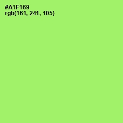 #A1F169 - Conifer Color Image