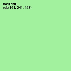 #A1F19E - Mint Green Color Image