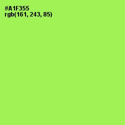 #A1F355 - Conifer Color Image