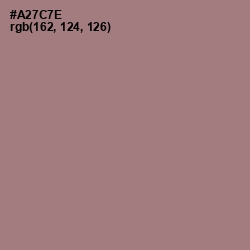 #A27C7E - Coral Tree Color Image