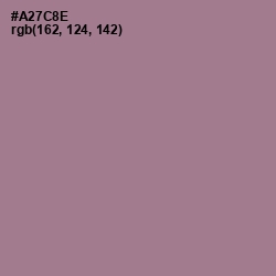 #A27C8E - Turkish Rose Color Image