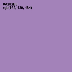 #A282B8 - Amethyst Smoke Color Image