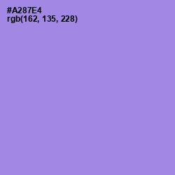 #A287E4 - Dull Lavender Color Image