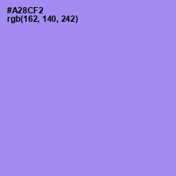 #A28CF2 - Dull Lavender Color Image