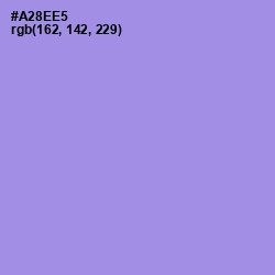 #A28EE5 - Dull Lavender Color Image