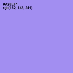 #A28EF1 - Dull Lavender Color Image