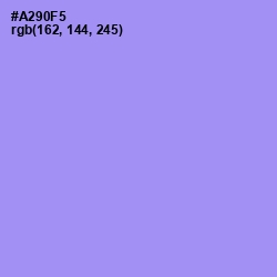 #A290F5 - Dull Lavender Color Image
