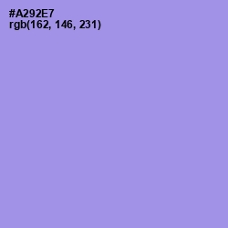 #A292E7 - Dull Lavender Color Image