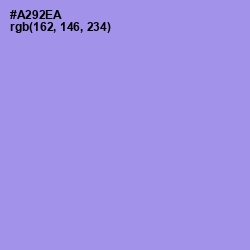 #A292EA - Dull Lavender Color Image