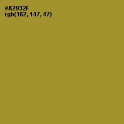 #A2932F - Lemon Ginger Color Image