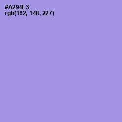 #A294E3 - Dull Lavender Color Image