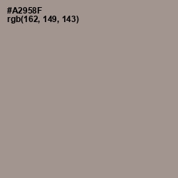 #A2958F - Zorba Color Image