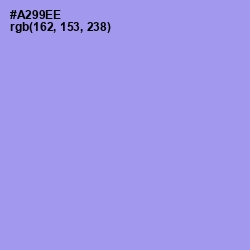 #A299EE - Dull Lavender Color Image
