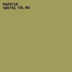 #A29C5A - Barley Corn Color Image