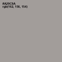 #A29C9A - Dusty Gray Color Image