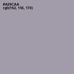 #A29CAA - Amethyst Smoke Color Image