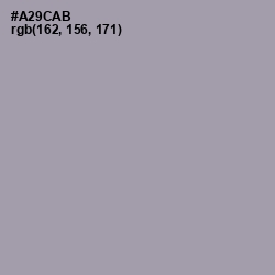 #A29CAB - Amethyst Smoke Color Image