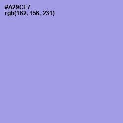 #A29CE7 - Dull Lavender Color Image