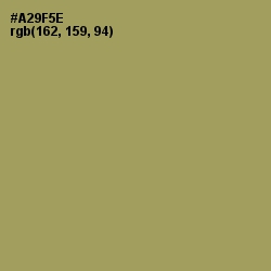 #A29F5E - Barley Corn Color Image