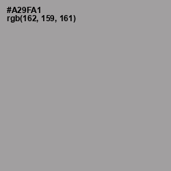 #A29FA1 - Amethyst Smoke Color Image