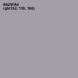 #A29FA6 - Amethyst Smoke Color Image