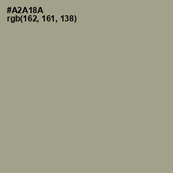 #A2A18A - Tallow Color Image
