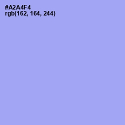 #A2A4F4 - Biloba Flower Color Image