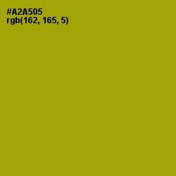 #A2A505 - Sahara Color Image