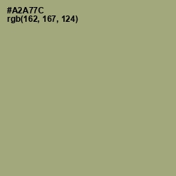 #A2A77C - Green Smoke Color Image