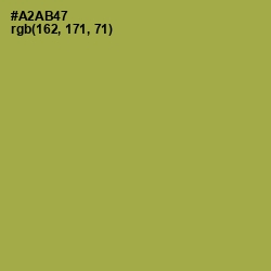 #A2AB47 - Husk Color Image