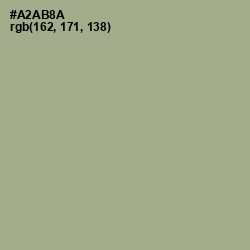 #A2AB8A - Locust Color Image