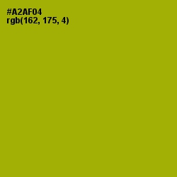 #A2AF04 - Sahara Color Image