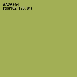 #A2AF54 - Olive Green Color Image