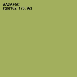 #A2AF5C - Olive Green Color Image