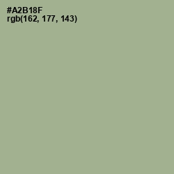 #A2B18F - Swamp Green Color Image
