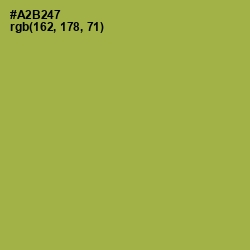 #A2B247 - Olive Green Color Image