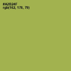 #A2B24F - Olive Green Color Image