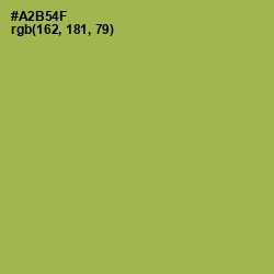 #A2B54F - Olive Green Color Image