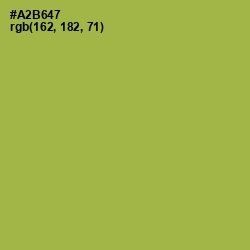#A2B647 - Olive Green Color Image