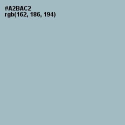 #A2BAC2 - Cadet Blue Color Image