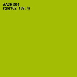 #A2BD04 - Sahara Color Image