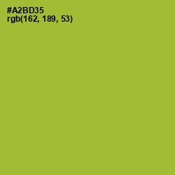 #A2BD35 - Citron Color Image