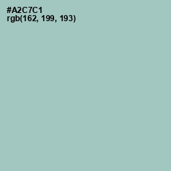 #A2C7C1 - Opal Color Image