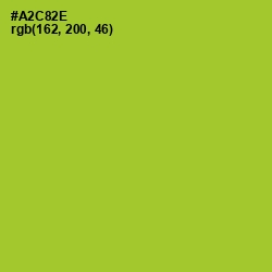 #A2C82E - Key Lime Pie Color Image