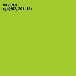 #A2C92E - Key Lime Pie Color Image