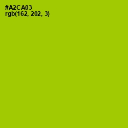 #A2CA03 - Citrus Color Image