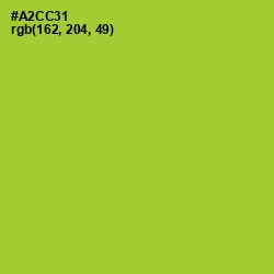 #A2CC31 - Key Lime Pie Color Image